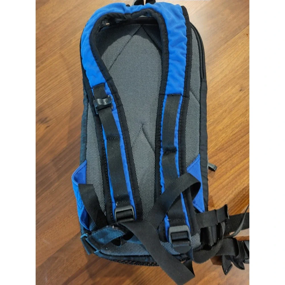 CamelBak MULE Hydration Pack Blue Black Hiking Biking Backpack No Bladder